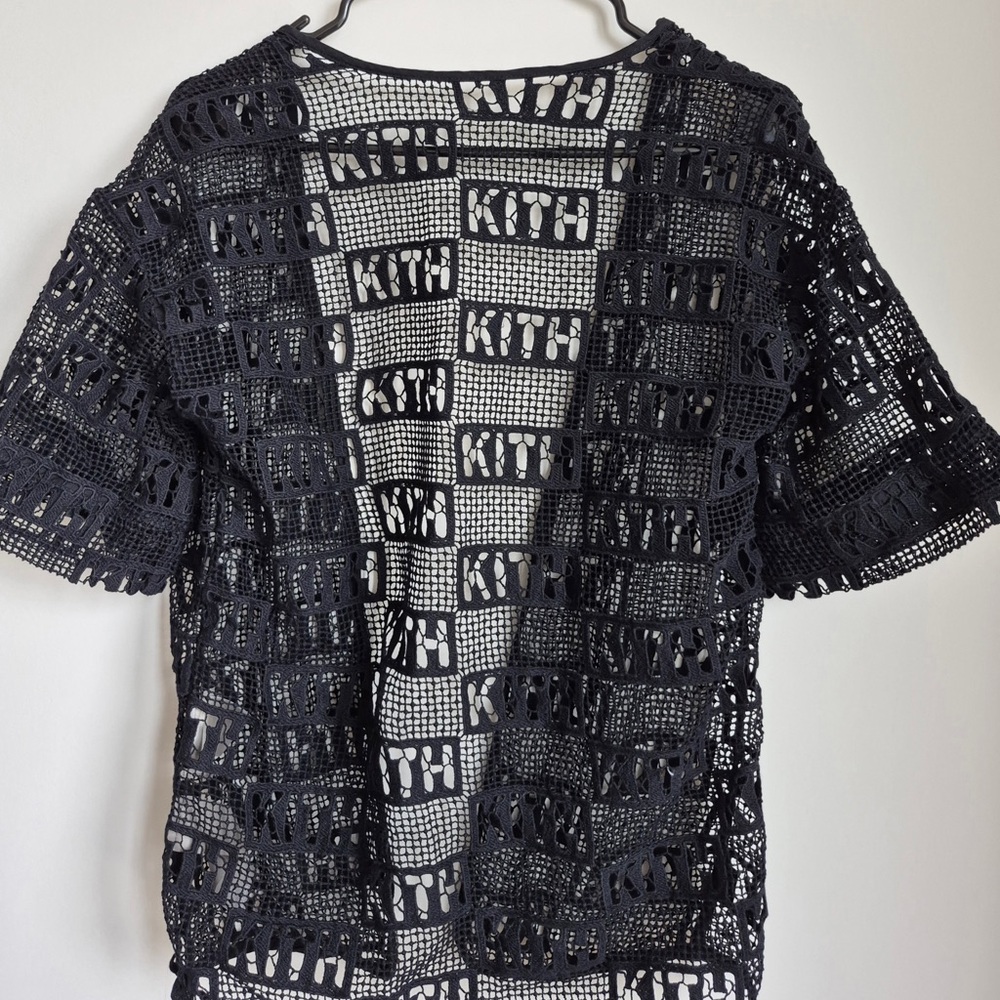 Kith Black Open Knit Cardigan